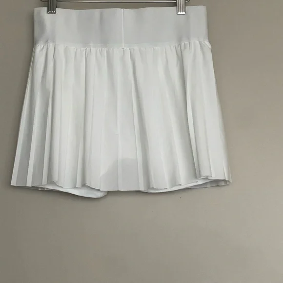 NIKE - Dri-Fit ADV White Pleated Tennis Skirt with shorties, sz M - Picture 6 of 11